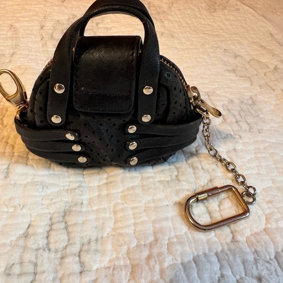 Jimmy Choo Black Mini Bag with Gold Accents - Picture 6 of 17